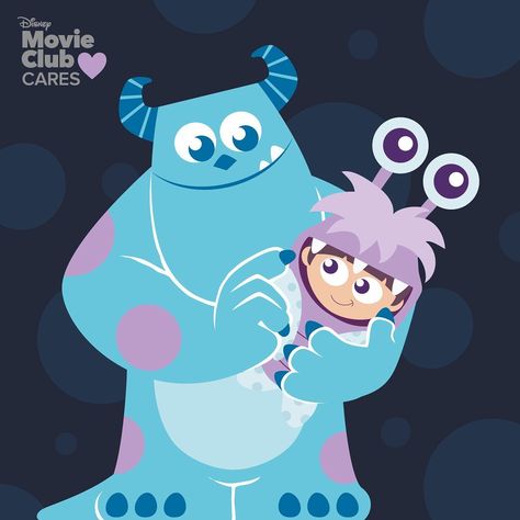 Disney Movie Club on Instagram: “💜Hold onto what makes you happy...like...KITTY!💜 • #DisneyMovieClubCares #MonstersInc #Sulley #Boo #Kitty” Mike And Sully, Love Disney, Movie Club, Cute Disney Drawings, Monsters University, Disney Artwork, Monster University, Love Romantic, Disney Movie