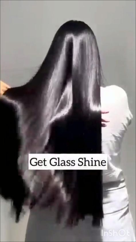 How To Get Glossy Hair Naturally, Mask For Hair Shine, Diy Shine Hair Mask, How To Make Hair Shine Naturally, How To Shine Hair At Home, At Home Hair Care, Easy Hair Growth Recipes, Soft Silky Hair How To Get, How To Get Smooth Shiny Hair