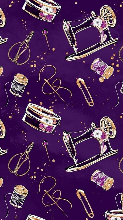 Sewing Background Wallpaper, Sewing Wallpaper Backgrounds, Sewing Machine Wallpaper, Sewing Wallpaper, Machine Wallpaper, Girly Background, Sewing Aesthetic, Sewing Logo, Sewing Equipment