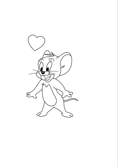 Jerry couple tattoo stencil Couple Tattoo Stencil, Tom Und Jerry Tattoo, Tom And Jerry Tattoo, Stencils Ideas, Jerry Tattoo, Couple Matching Tattoo, Couples Tattoo Designs, Couple Tattoo, Matching Couple Tattoos