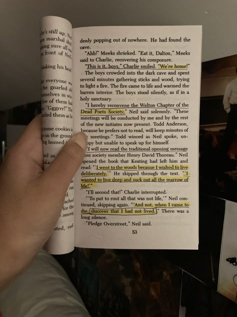 Dead Poets Society Annotations, Dead Poets Society Book, Dead Poets Society Quotes, Book Annotating, Annotating Books, Annotated Books, Reading Slump, Reading Motivation, Oh Captain My Captain