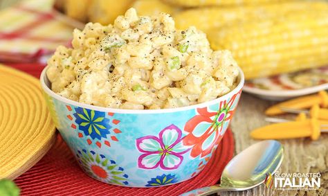 Top 10 Best Ever Summer Party Recipes Southern Macaroni Salad, Creamy Macaroni Salad, Southern Style Potato Salad, Easy Macaroni Salad, Classic Pasta Salad, Best Macaroni Salad, Easy Macaroni, The Slow Roasted Italian, Tortellini Pasta