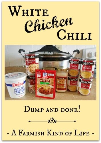 Chicken Chili With Cream Cheese, Chili With Cream Cheese, Mccormick White Chicken Chili, White Chicken Chilli, Easy White Chicken Chili, White Chicken Chili Recipe Crockpot, Chili White, White Chili Recipe, White Chicken Chili Slow Cooker