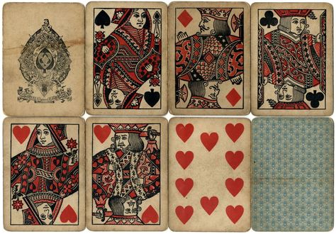 Victorian Playing Cards Paper Props, Gambling Gift, Marionette Puppet, Playing Cards Design, Gambling Party, Vintage Playing Cards, And July, Card Deck, Prop Design