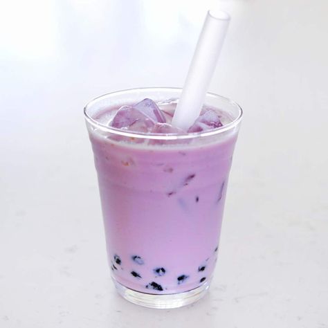 Taro Milk Tea Taro Powder, Taro Milk Tea, Taro Root, Iced Chai Latte, Purple Drinks, Boba Pearls, Strawberry Acai, Fermented Tea, Iced Chai