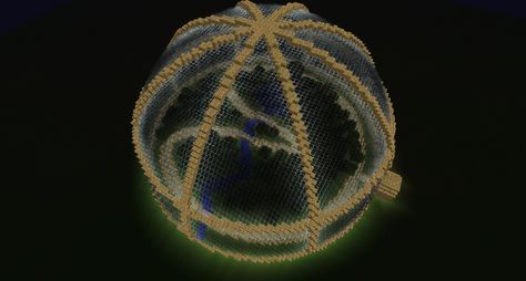 Minecraft Glass Dome, Minecraft Projects, Minecraft Dome, Minecraft Tree, Cottagecore Minecraft, Css Style, Minecraft Inspo, Minecraft Map, Minecraft Builds