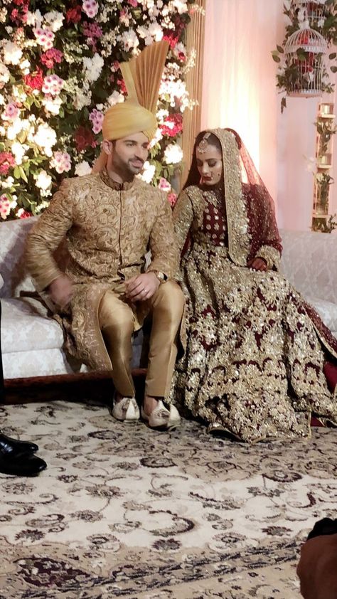 Barat Dress Ideas, Barat Dress, Sherwani For Men Wedding, Minal Khan, Prince Coat, Groom Dress Men, Wedding Dresses Men Indian, Dramatic Fashion, Groom Wedding Dress