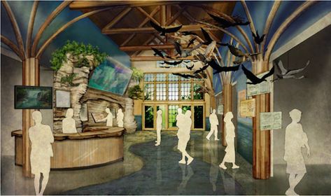 Exhibition Space Plan, Interactive Museum Exhibits, New York State Parks, Letchworth State Park, Hall Flooring, Interactive Museum, Interactive Display, Public Private Partnership, New Building