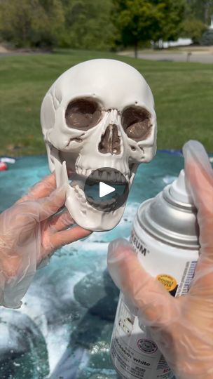 Diy Graveyard Halloween, Diy Horror Decor, Diy Grim Reaper, Dollar Tree Halloween Decor, Horror Crafts, Spooky Graveyard, 200k Views, Dollar Tree Halloween, Spooky Stuff