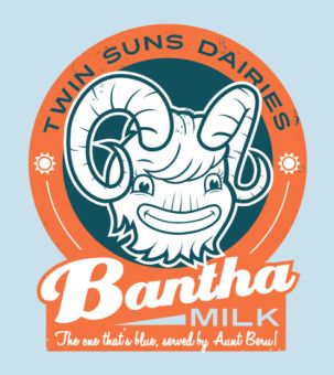 Aunt Beru, Blue Milkshake, Bantha Milk, Blue Moon Ice Cream, Gymnastics Logo, Alcoholic Milkshake, Milk Logo, Star Wars Party Food, Today I Learned