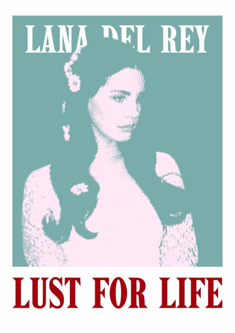 Lana Del Rey Poster Lust For Life, The Man Aesthetic, Lust For Life Poster, Lana Del Rey Posters, Lana Summer, Prom Posters, Dorm Posters, Life Poster, Lust For Life