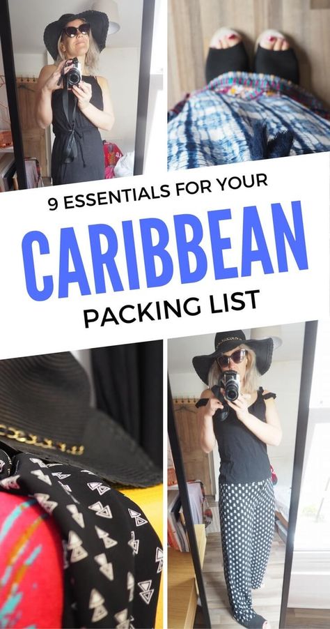 9 Essentials for Your Caribbean Packing List What To Wear In The Caribbean, Caribbean Packing List, Bahamas Packing List, Sneaky People, Beach Packing List, Honeymoon Packing, Plane Outfit, Caribbean Outfits, Chub Rub