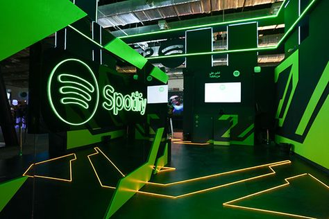 Spotify X Insomnia 2023 on Behance Gaming Booth, Brand Activation Ideas, Game Booth, Art Direction Advertising, Event Entrance, Exhibition Stall Design, Exhibition Stall, Stall Designs, Exhibition Booth Design