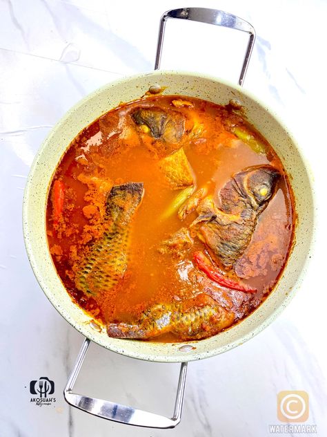 Full recipe on youtube please check it out Light Soup Ghana, Light Soup Recipes, Light Soup, Ghana Style, African Dishes, Light Soups, African Cooking, Tasty Recipe, African Food