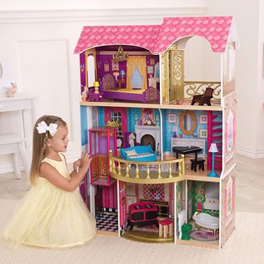 Belmont Manor Mulit-Story Dollhouse Kidkraft Dollhouse, Four Rooms, Multiplication For Kids, Delta Children, Wooden Dollhouse, Barbie House, Wooden Dolls, Play House, Dollhouse Furniture