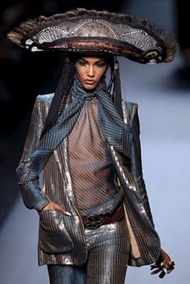 Jean Paul Gaultier  www.fashion.net Paul Gaultier Spring, Pirate Fashion, Space Fashion, My Memory, Fashion Costume, Fashion Design Clothes, Latin American, Paul Gaultier, Historical Fashion