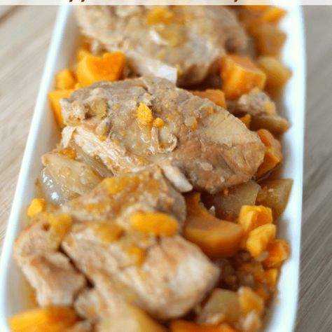 Crockpot Yams, Easy Crockpot Pork Chops, Apple Pork Chop Recipes, Pork Chops With Apples, Fall Slow Cooker Recipes, Pork Chop Recipes Crockpot, Apple Pork Chops, Easy Pork Chop Recipes, Crockpot Pork Chops