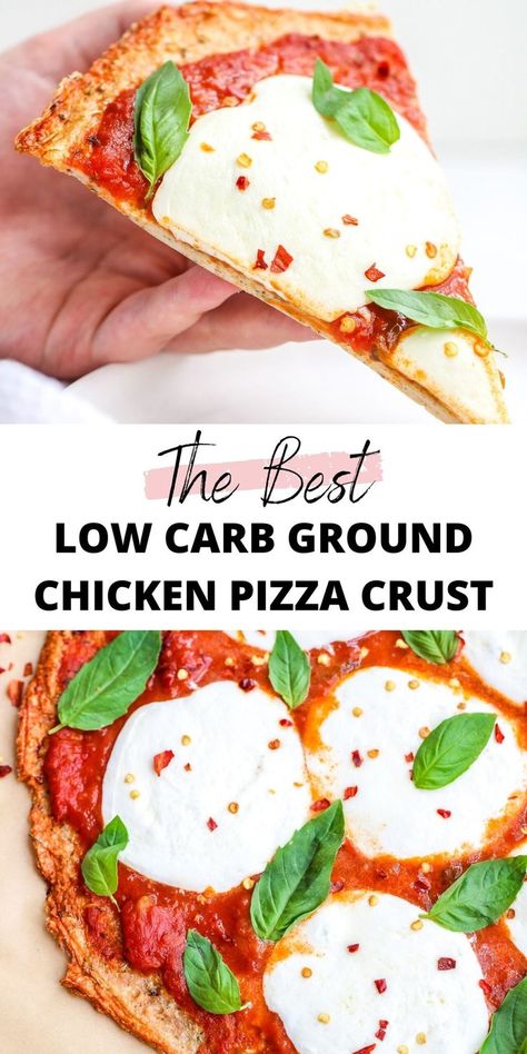 The Best Low Carb Ground Chicken Pizza Crust - in 2021 | Chicken crust pizza, Chicken pizza, Pizza crust Ground Chicken Pizza Crust, Ground Chicken Pizza, Chicken Pizza Crust, Chicken Crust, Chicken Crust Pizza, Egg Diet Plan, Low Carb Low Fat Recipes, Baking Powder Uses, Boiled Egg Diet Plan