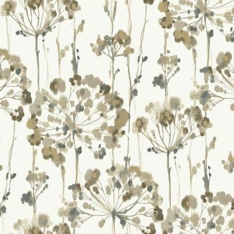 Flourish Wallpaper in Green design by Candice Olson for York Wallcoverings Candice Olson Wallpaper, Candice Olson, York Wallcoverings, Contemporary Wallpaper, Orange Design, Metallic Wallpaper, Orange Wallpaper, Botanical Wallpaper, Idea Board