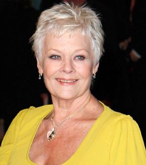 Actress Judi Dench Judy Dench Hair, Judy Dench, Christmas Drama, 85th Birthday, Judi Dench, Fact Families, Royal Court, Hair Color Blue, First Daughter