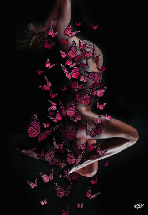 FANTASMAGORIK® MONARCH II on Behance Butterfly Portrait, Twin Flame Love Quotes, Pink Goddess, Camera Ideas, Lady Butterfly, Profile Picture Images, Beautiful Butterfly Photography, Beautiful Butterflies Art, Pretty Phone Wallpaper