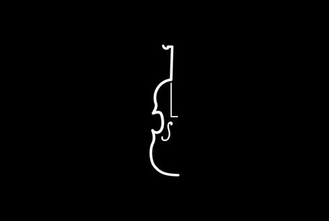 Show Logo Design, Violin Logo, Cello Tattoo, Violin Silhouette, Logo Design Music, Orchestra Logo, Modern Logo Design Minimalist, Violin Drawing, Violin Tattoo