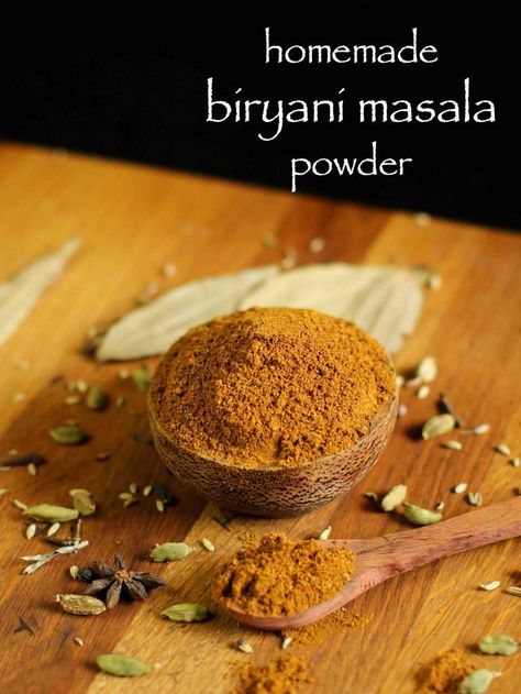 biryani masala recipe Biryani Masala Powder Recipe, Biriyani Masala, Biryani Masala Recipe, Biryani Masala Powder, Homemade Biryani, Easy Biryani, Biryani Masala, Masala Powder Recipe, Veg Biryani