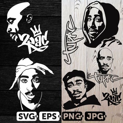 2pac Silhouette, Funk Art, 2pac Art, Angel Devil Tattoo, African Portraits Art, Tupac Makaveli, Tupac Art, Fela Kuti, Face Stencils