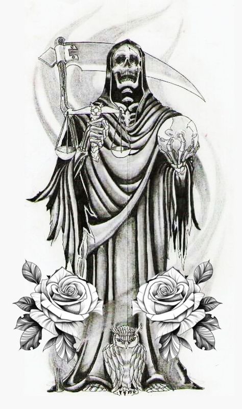 Santisima Muerte Tattoo Design, San La Muerte Tattoo, La Santa Muerte Drawing, Santisima Muerte Tattoo, Santa Muerte Tattoo For Women, Santa Muerte Drawing Tattoo, Santa Muerte Tattoo Stencil, Santa Muerte Drawing, Santa Muerte Art