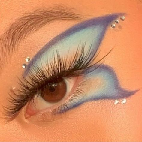 Pastel Eye Makeup, Membentuk Alis, Butterfly Makeup, Graphic Makeup, Rave Makeup, Swag Makeup, Pinterest Makeup, Dope Makeup, Eye Makeup Designs