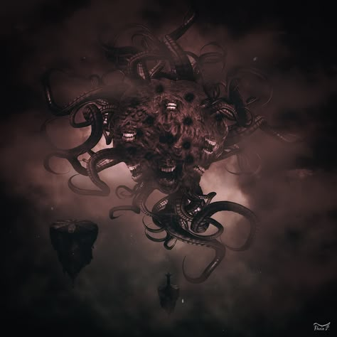 Lovecraft Monsters, Cthulhu Art, Lovecraft Cthulhu, Fantasy Demon, Weird Fiction, Lovecraftian Horror, Eldritch Horror, Cthulhu Mythos, Cosmic Horror