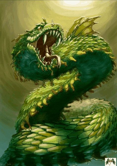 #dragon #fantasyart #gif #rdls African Dragon, Evelynn League Of Legends, Snake Art, Fairy Dragon, Dragon Pictures, Green Dragon, Fantasy Monster, Dragon Artwork, Mythical Creatures Art