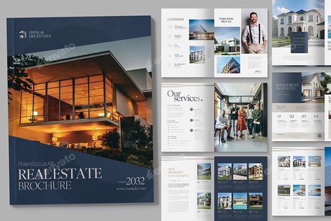 Real Estate Brochure Template Real Estate Brochure Design, Real Estate Brochure, Project Proposal Template, Portfolio Resume, Project Proposal, Proposal Templates, Property Marketing, Real Estate Buying, Graphic Design Portfolio