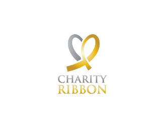 Donation Logo Design, Ribbon Logo Design, Logo Charity Design, Charity Foundation Branding, Charity Organisation Logo, Charity Logos Foundation, Ribbon Logo, A Logo Design, Corporate Logo