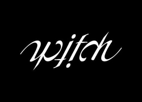 Ambigram Wiccan Tattoos, Witch Tattoo, Norse Symbols, Witchy Stuff, Rock Punk, Witch Aesthetic, Practical Magic, Witchy Woman, Green Witch