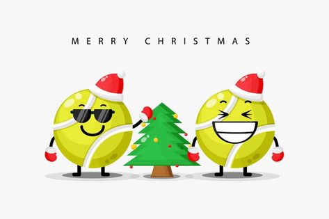 Christmas Tennis, Pickleball Tshirt, Tennis Birthday, Tennis Shop, Tree Tree, Vector Christmas, Tennis Ball, Christmas Christmas, All Things Christmas