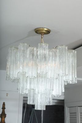 Modern Italian Design, Murano Lamp, Glass Chandeliers, Mid Century Italian, Osvaldo Borsani, Murano Chandelier, Traditional Interior Design, Space Interiors, Murano Glass Chandelier