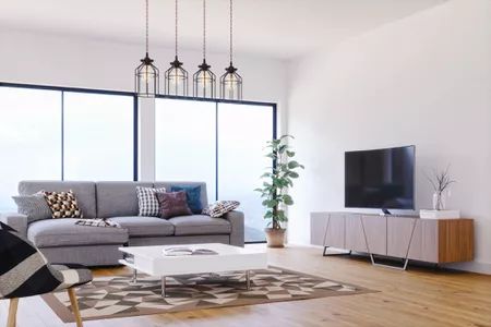 Modern Vs Contemporary Design, Contemporary Vs Modern, Scandinavian Design Living Room, Buy Living Room Furniture, Furnitur Ruang Keluarga, Condo Living Room, Narrow Living Room, Small Apartment Living Room, Condo Living