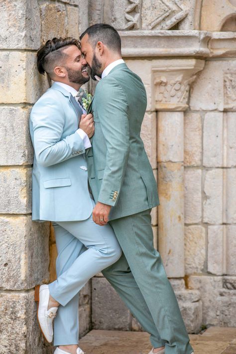 A luxury fairy-tale wedding at a 12th-century monastery Gay Wedding Suits, Gay Bingo, Gay Wedding Photography, Gay Wedding Photos, Gay Weddings, Alaska Wedding, Lgbtq Wedding, Gay Wedding, Fairy Tale Wedding