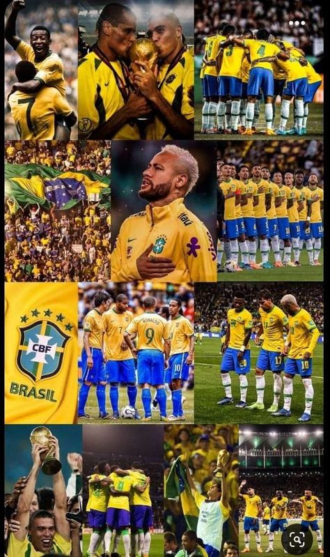 Neymar And Brazil Team, Brazil Neymar Wallpapers, Brasil Football Wallpaper, Brazil Team Photo, Brazil Soccer Aesthetic, Brazil Wallpaper Football, Brazil Football Team 2022, Brazil Team Wallpaper, Brazil Football Team Wallpapers