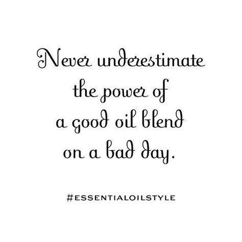 Never underestimate the power of a good oil blend on a bad day! Hashtag “NEVER”! #oilblend #essentialoilstyle #essentialoiltees #essentialoilshirts #essentialoilwear #oilswag #oilgear #essentialoils #doTERRA #Youngliving #naturallifestyle #healthyliving #essentialoilmeme #essentialoilhumor Essential Oils Quotes, Essential Oil Shirts, Funny Life Quotes, Oil Quote, Funny Relationship Quotes, Work Quotes Funny, Yl Essential Oils, Funny Life, Funny Quotes For Teens