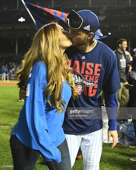 Spectator Outfit, Baseball Wives, Mlb Wife, Baseball Wife, Anthony Rizzo, Go Cubs Go, Kris Bryant, Chicago Cubs Baseball, Cubs Baseball