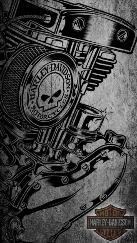 Download Harley Motor wallpaper by Jansingjames - cd - Free on ZEDGE™ now. Browse millions of popular biker Wallpapers and Ringtones on Zedge and personalize your phone to suit you. Browse our content now and free your phone Harley Wallpaper Motorcycles, Harley Davidson Wallpaper Iphone, Harley Davidson Wallpaper Backgrounds, Harley Davidson Motorcycles Wallpaper, Harley Wallpaper, Motorcycle Background, Harley Davidson Kunst, Motocykle Harley Davidson, Harley Davidson Decals