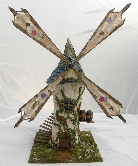 Fantasy Windmill, Malifaux Terrain, Fantasy Architecture, Fairytale Nursery, Warhammer Terrain, Dragonfly Decor, Magical Home, Fantasy Decor, Fairy Decor