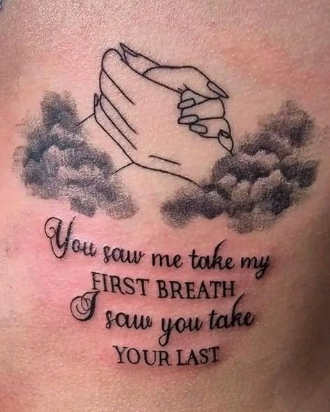 Mom Remembrance Tattoos, Mom And Dad Memorial Tattoos, Lost Love Tattoo, Tattoos For Someone Who Passed, Tattoos For Dad Memorial, Memorial Tattoo Quotes, Memory Tattoos, In Loving Memory Tattoos, Meaning Tattoos