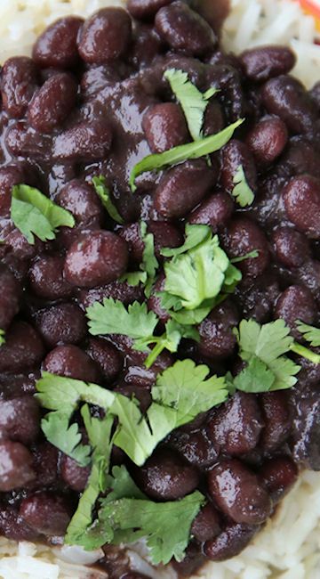 Brazilian Black Beans And Rice, Brazilian Black Beans, Brazilian Beans, Rice Pressure Cooker, Brazilian Dishes, Black Beans And Rice, Rice Beans, Beans And Rice, Brazilian Style