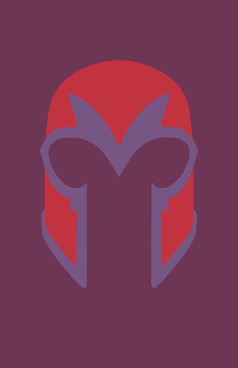 Magneto minimalist helmet design by Minimalist Heroes. Magneto Helmet, Magneto Xmen, Erik Lensherr, Helmet Tattoo, Absorbing Man, Hero Logo, Marvel Facts, Marvel Tattoos, Geek Tattoo