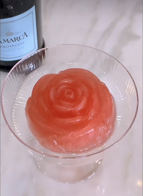 Rose Shaped Ice Cubes, Flower Ice Cubes Champagne, Pink Rose Ice Cubes, Flower Ice Cube Tray, Flower Ice Mold, Rose Ice Mold Mimosa, Rose Ice Cube Mold, Ice Cube Chocolate, Flower Ice Cubes