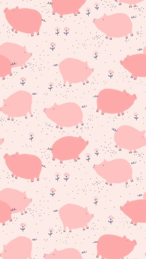 Pig Iphone Wallpaper, Pig Phone Wallpaper, Pig Aesthetic Wallpaper, Corgi Wallpaper, Chinese New Year Card, Gold Wallpaper Background, Pig Wallpaper, Drawing Ideas List, Bow Wallpaper