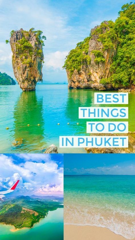 First time in Phuket? Here is the best of everything! Best things to do in Phuket + Best Day Trips from Phuket. Must see Phi Phi Islands, Phang Nga Bay, and the James Bond Island! Thailand Tips, Things To Do In Phuket, Phang Nga Bay, Tahiti Travel, Where Is Bora Bora, Thailand Destinations, Beautiful Beaches Paradise, Best Island Vacation, Lanai Island